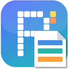 The icon for Pixel Shop Pro .psl files: the program icon with a small document in the corner